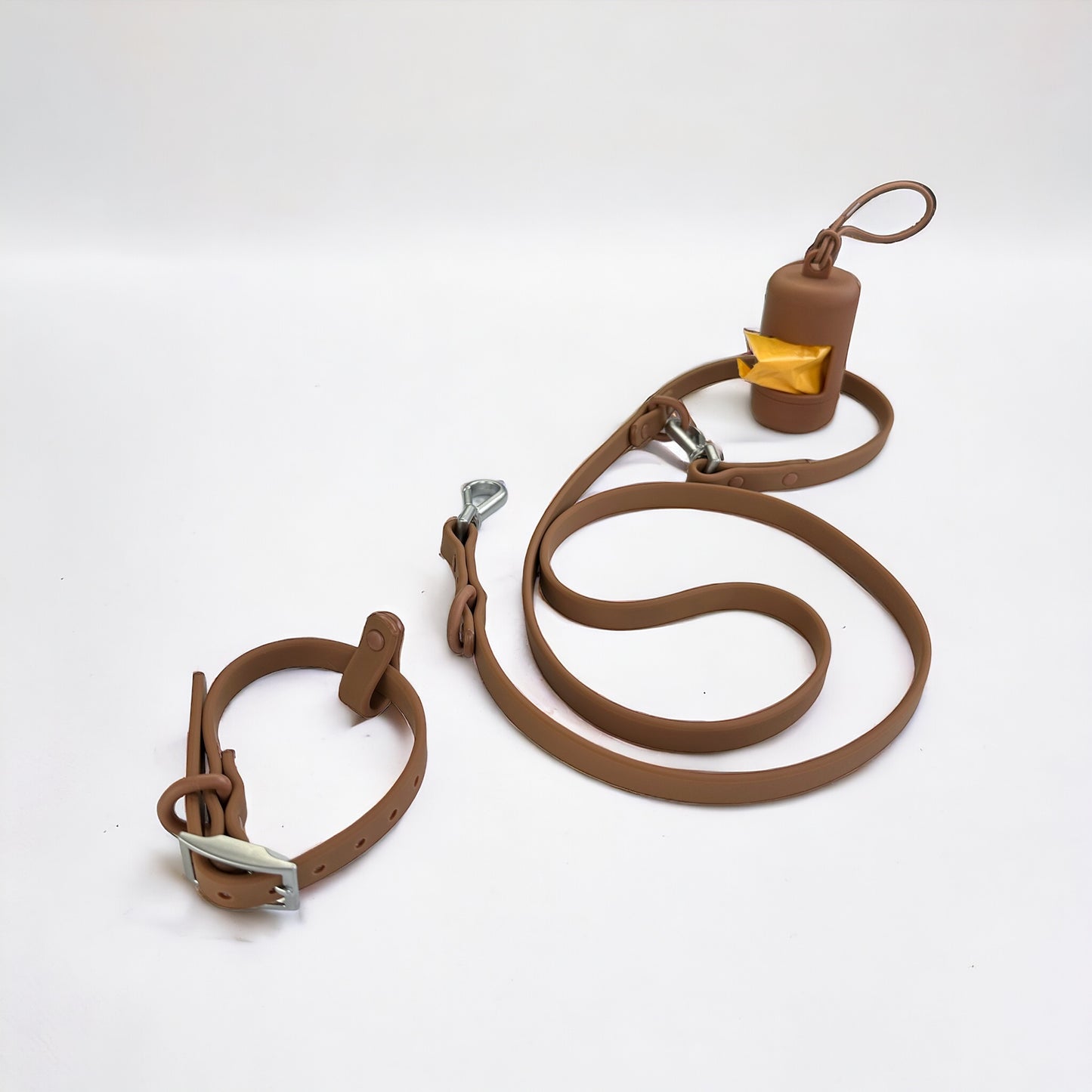 Collar & Leash & Poop Bag Set